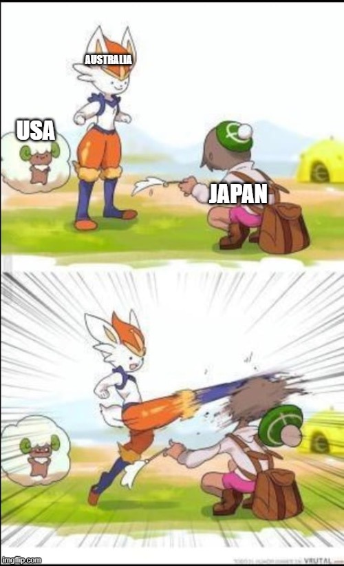 AUSTRALIA JAPAN USA | made w/ Imgflip meme maker