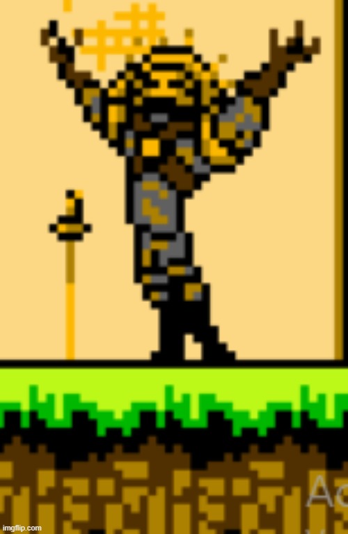 i'm playing a shovel knight showdown match as phantom striker and this is the exact pose i'm in right now | made w/ Imgflip meme maker