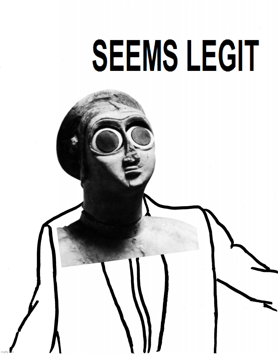 Sumerian seems legit Blank Meme Template