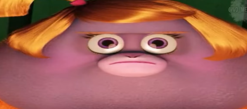 High Quality barb looking at you Blank Meme Template