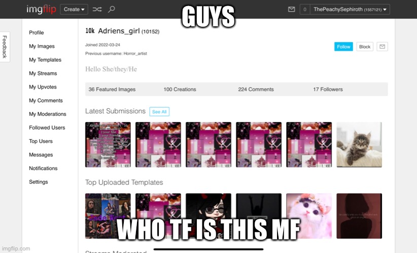 GUYS; WHO TF IS THIS MF | made w/ Imgflip meme maker