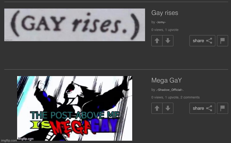 K | image tagged in mega gay | made w/ Imgflip meme maker