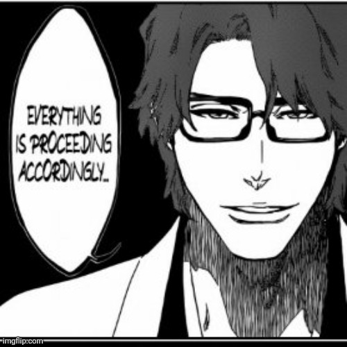 Aizen | image tagged in aizen | made w/ Imgflip meme maker