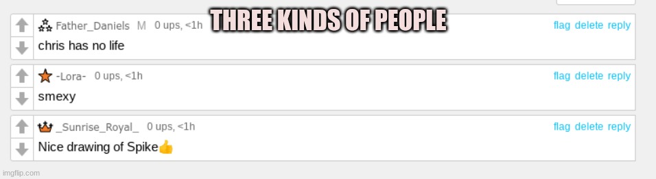 THREE KINDS OF PEOPLE | made w/ Imgflip meme maker