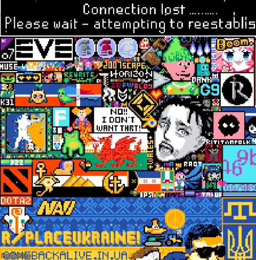 r/Wales, r/Eqypt and a few other things. | image tagged in r/place | made w/ Imgflip meme maker