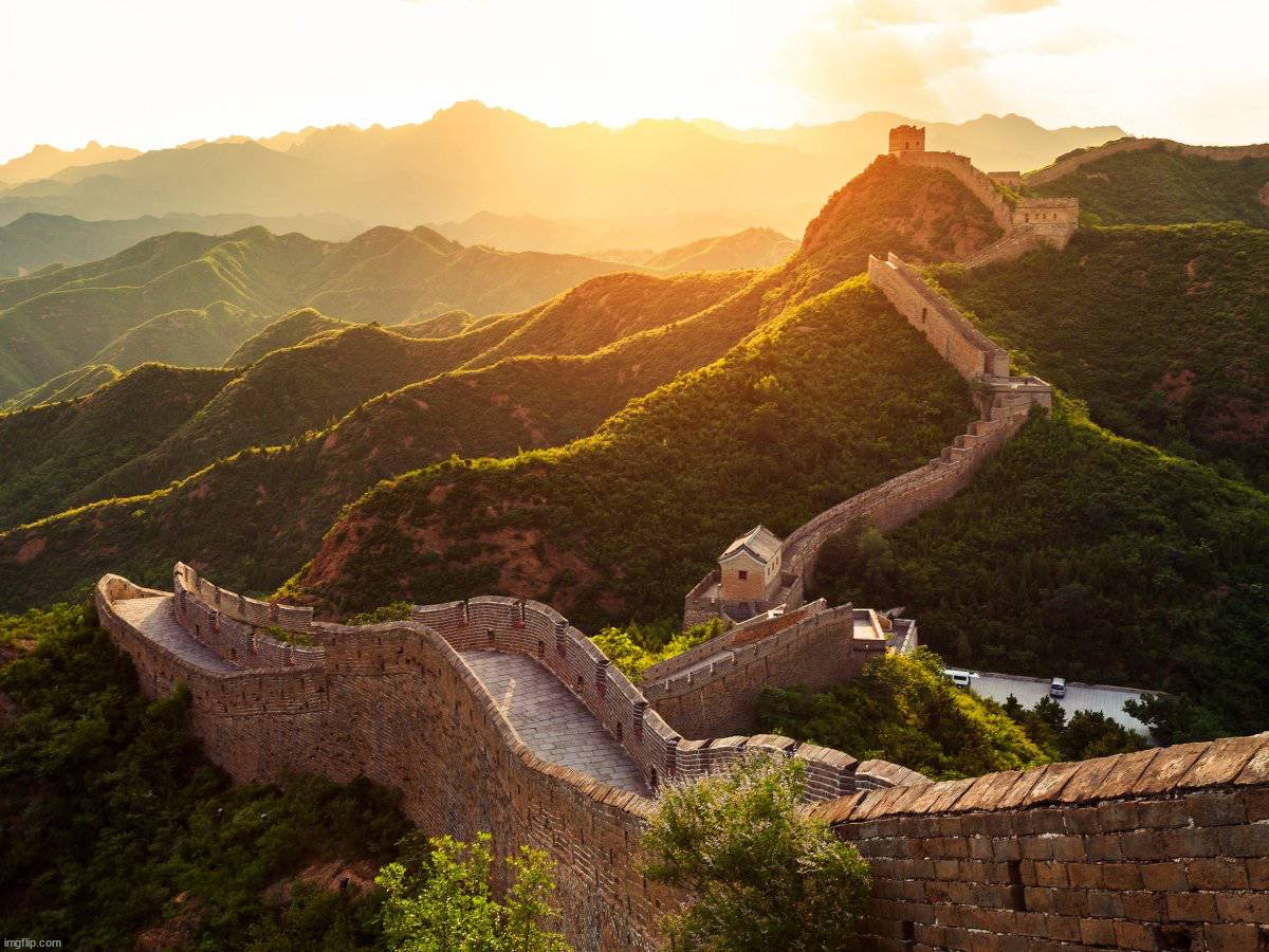 Great Wall of China | image tagged in awesome | made w/ Imgflip meme maker