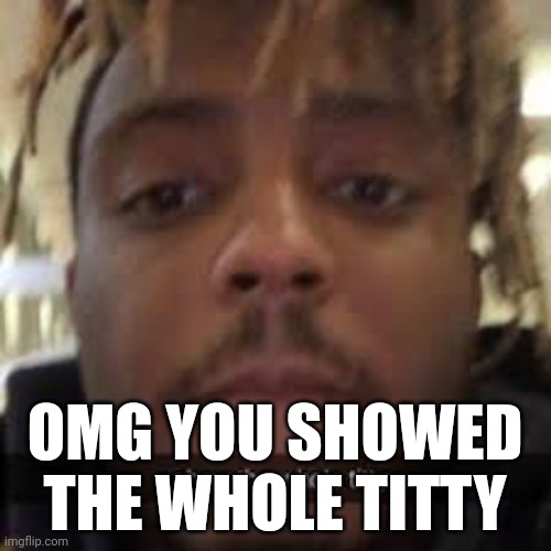 Show the whole titty | OMG YOU SHOWED THE WHOLE TITTY | image tagged in show the whole titty | made w/ Imgflip meme maker