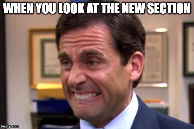 Image Title | WHEN YOU LOOK AT THE NEW SECTION | image tagged in cringe,bruh,disgusting | made w/ Imgflip meme maker