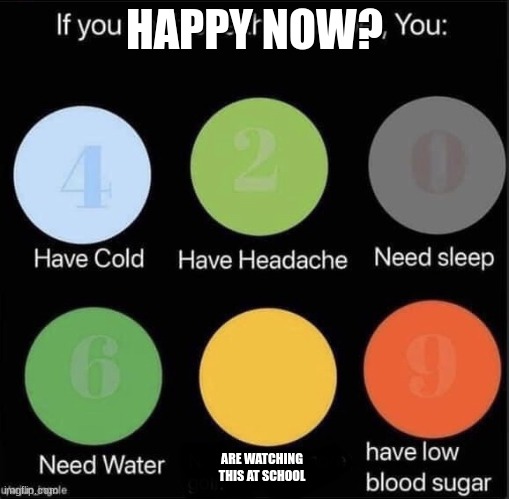 If you can’t see the number | HAPPY NOW? ARE WATCHING THIS AT SCHOOL | image tagged in if you can t see the number | made w/ Imgflip meme maker