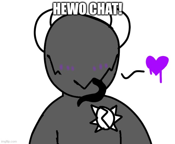 Spike >w< | HEWO CHAT! | image tagged in spike w | made w/ Imgflip meme maker