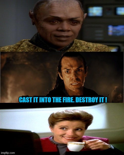 CAST IT INTO THE FIRE. DESTROY IT ! | made w/ Imgflip meme maker