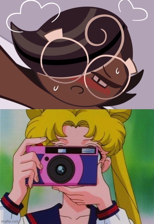 Cinna caught in 4K | image tagged in sailor moon camera,memes | made w/ Imgflip meme maker