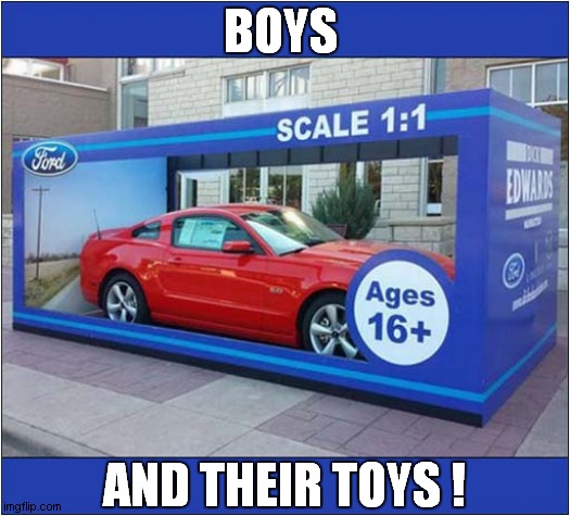In An Alternate Universe ? | BOYS; AND THEIR TOYS ! | image tagged in boys,toys,cars,front page | made w/ Imgflip meme maker