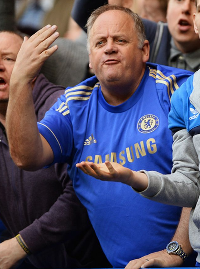 Chelsea fan Blank Meme Template