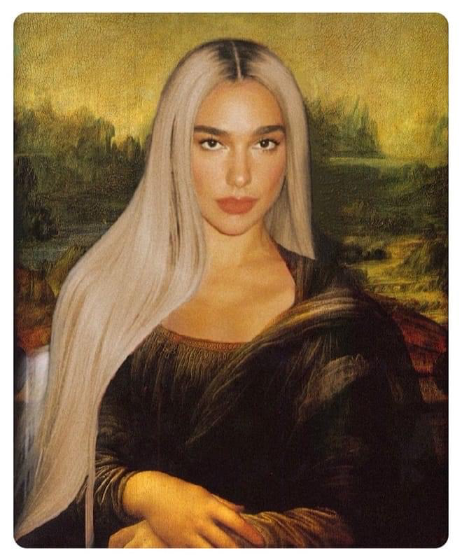 Dua Lisa Blank Meme Template