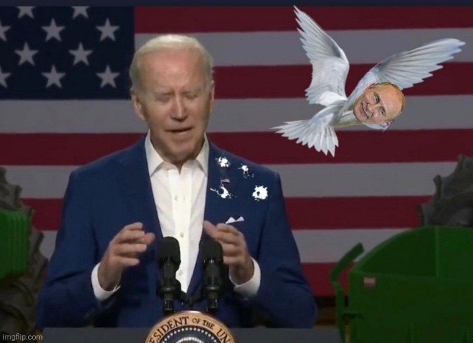 Putin poopin on Biden | image tagged in putin poopin | made w/ Imgflip meme maker