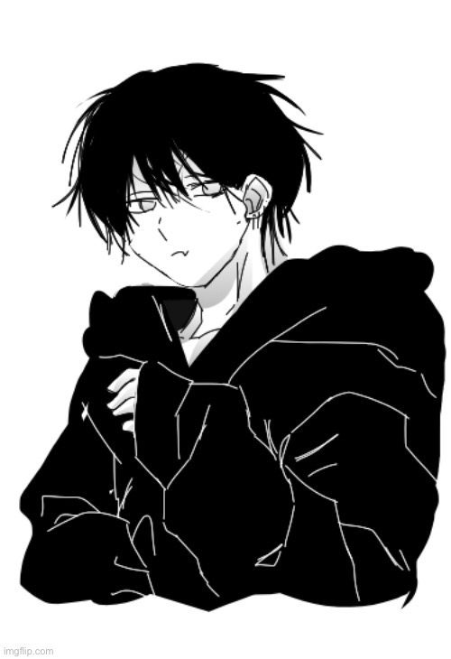 New oc ( he emo cuz why not ) | made w/ Imgflip meme maker