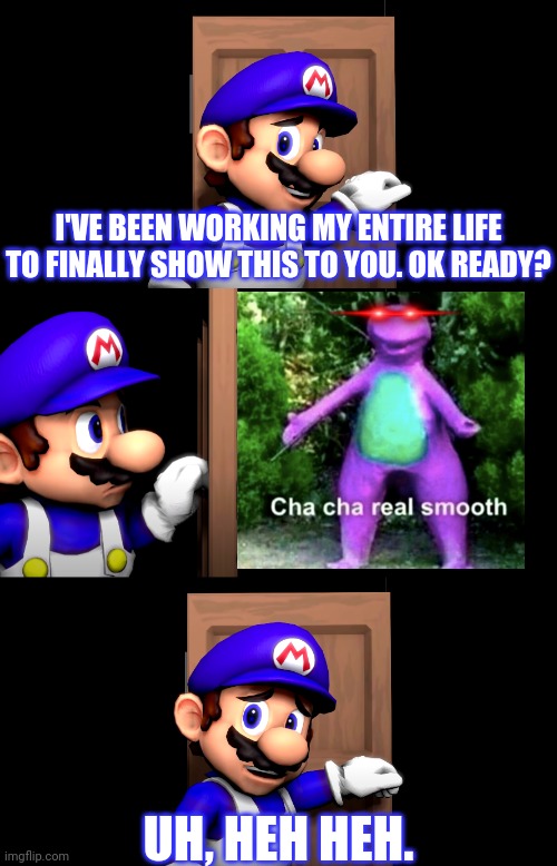Everyone hide! | image tagged in smg4 door | made w/ Imgflip meme maker