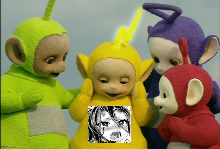 image tagged in hentai,teletubbies,nsfw | made w/ Imgflip meme maker