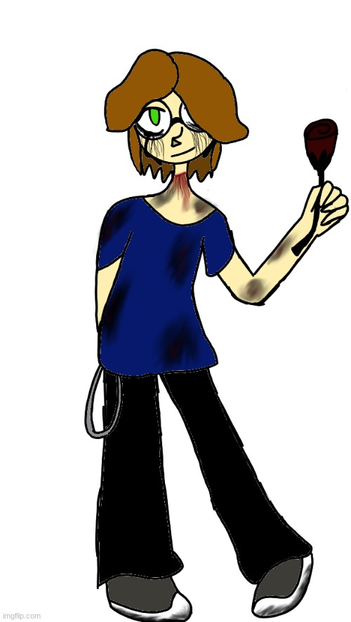 a Creepypasta OC named Cody! if you want his backstory ask! | made w/ Imgflip meme maker
