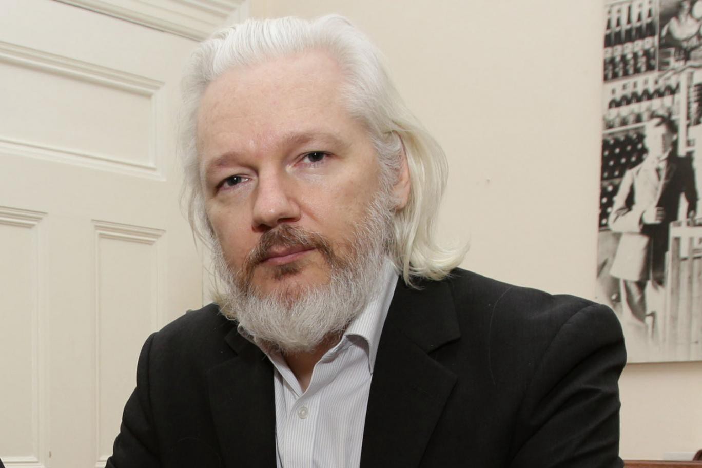 High Quality Hero Assange Blank Meme Template