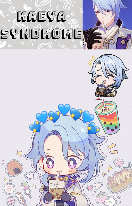 Kaeya Syndrome but it's Kamisato with his Boba Blank Meme Template