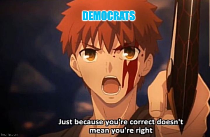 The left Summed up with Anime Quote | DEMOCRATS | image tagged in leftists,democrats,anime,quotes | made w/ Imgflip meme maker