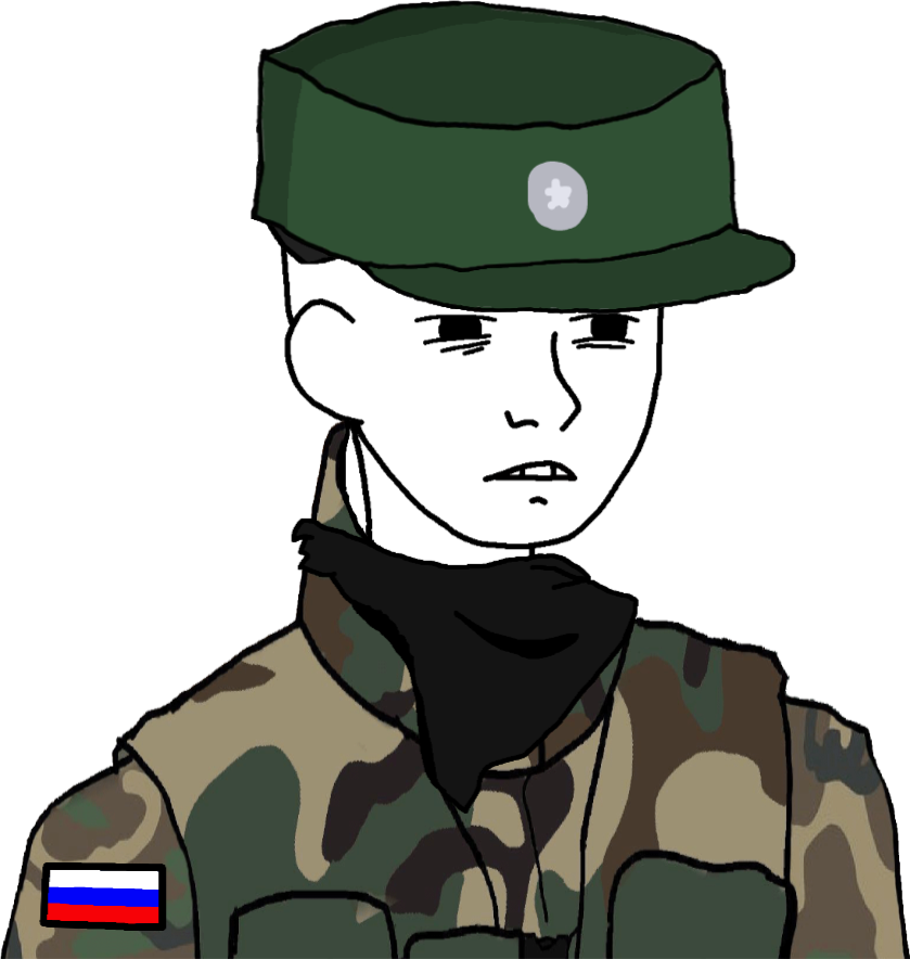 High Quality Russian soldier twinkjak Blank Meme Template