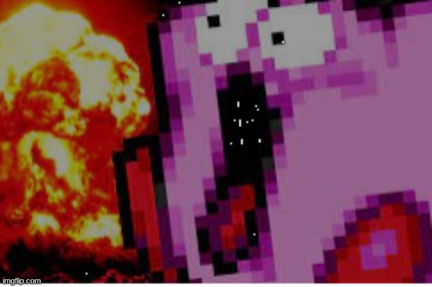 kirby suprised of bomb | image tagged in kirby suprised of bomb | made w/ Imgflip meme maker