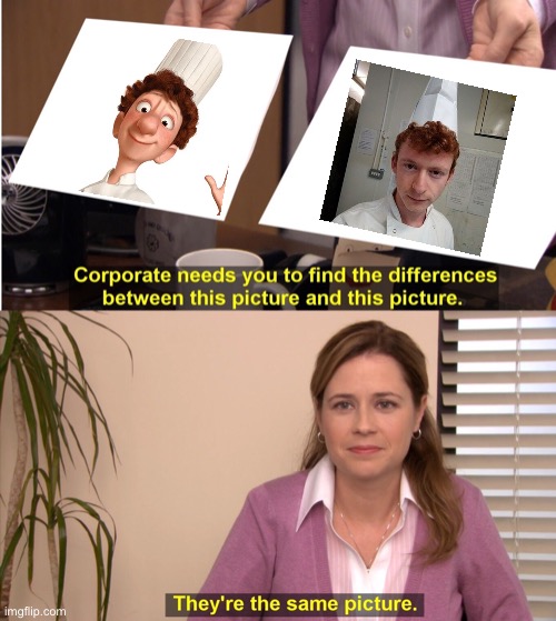 They're The Same Picture Meme | image tagged in memes,they're the same picture,funny,ratatouille,doppelgnger | made w/ Imgflip meme maker