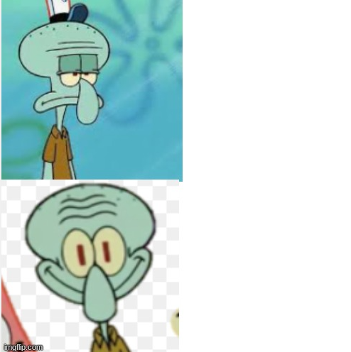 High Quality Squidward Meme Blank Meme Template