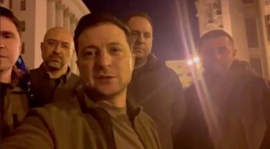 Volodymyr Zelensky we are all here Blank Meme Template