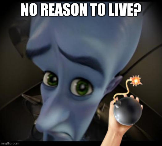 Your mother | NO REASON TO LIVE? | image tagged in no bitches | made w/ Imgflip meme maker