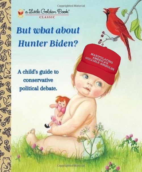 But what about Hunter Biden MAGA version Blank Meme Template