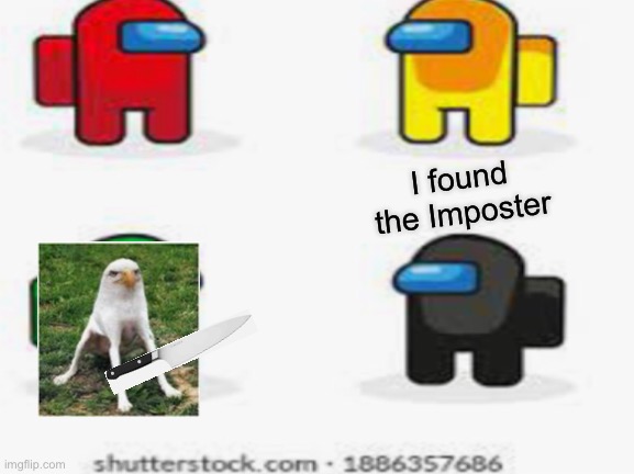 Sus | I found the Imposter | image tagged in among us | made w/ Imgflip meme maker
