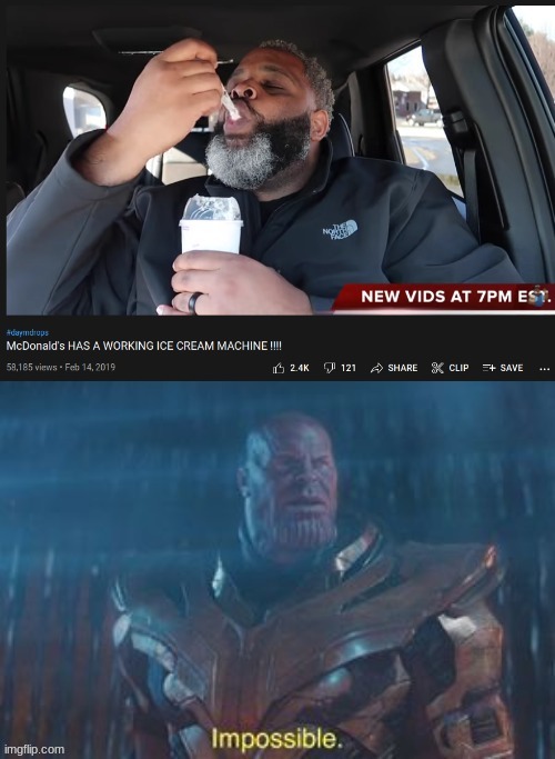 how | image tagged in immpossible,thanos | made w/ Imgflip meme maker