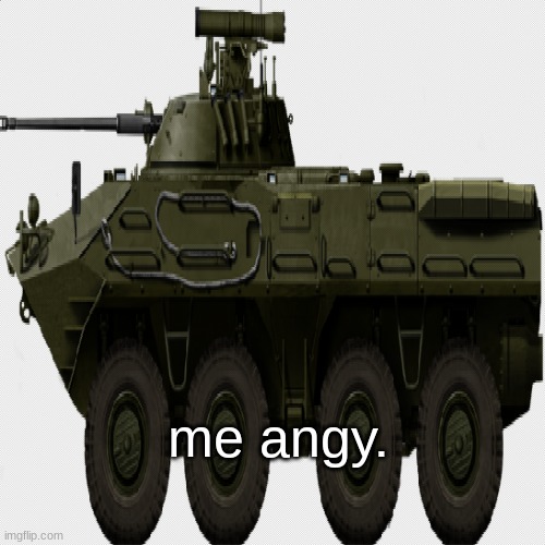 High Quality angy tank Blank Meme Template