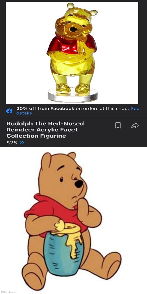 Winnie the Pooh | image tagged in winnie the pooh oh bother,rudolph the red-nosed reindeer,winnie the pooh,you had one job,memes,meme | made w/ Imgflip meme maker