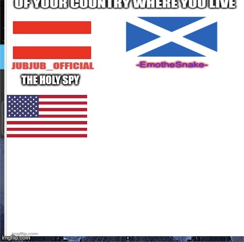 THE HOLY SPY | made w/ Imgflip meme maker