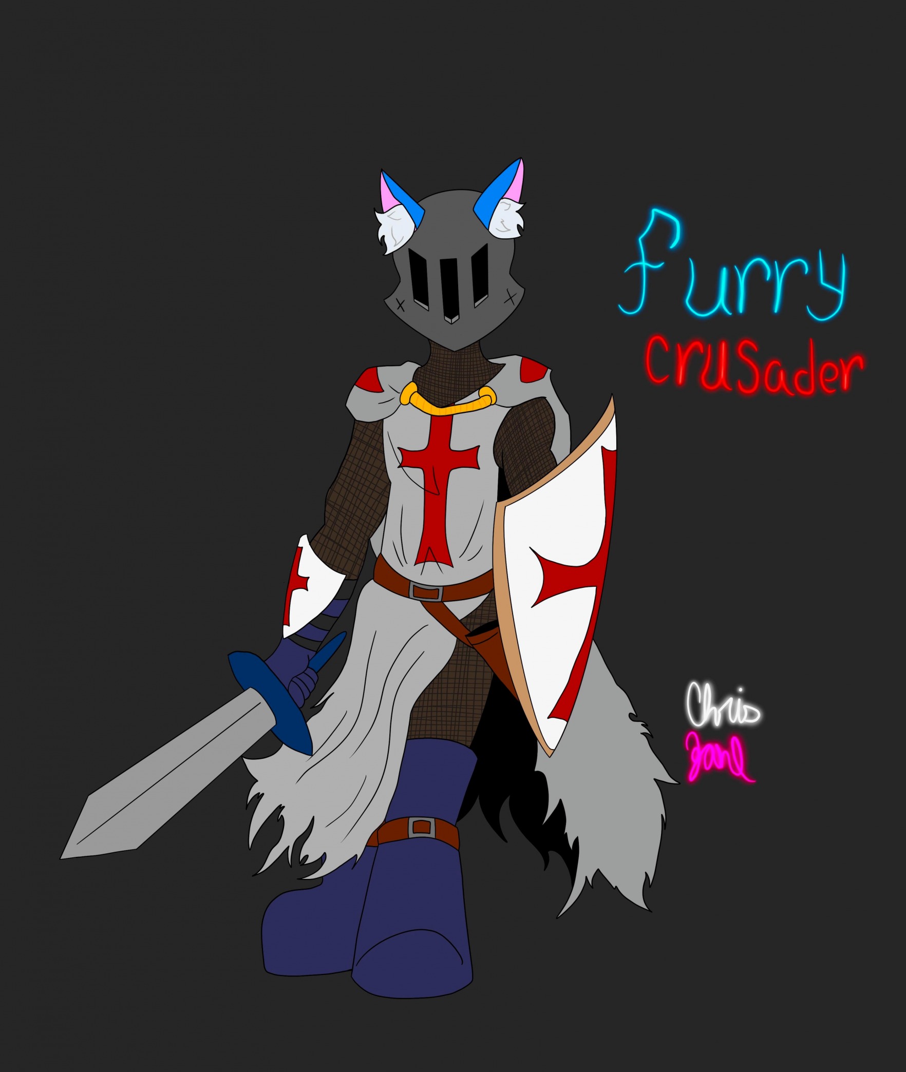 Furry Crusader Blank Meme Template