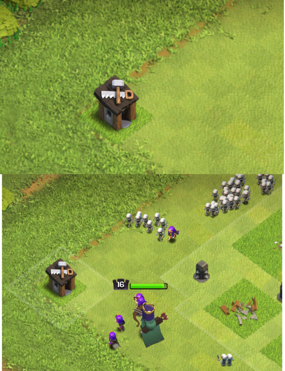 High Quality Clash of Clans Builder Hut Blank Meme Template