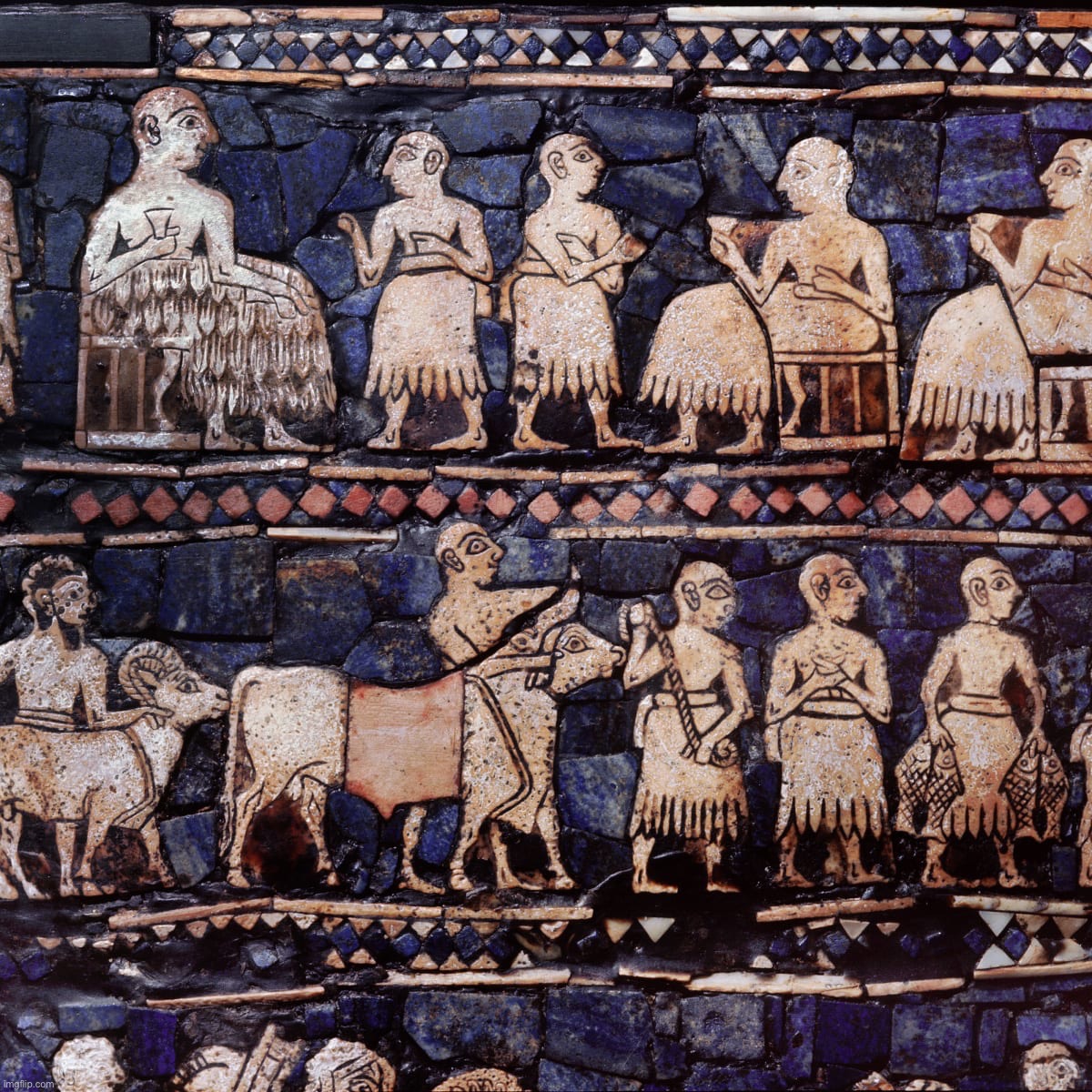 Sumerian wall painting | image tagged in sumerian wall painting | made w/ Imgflip meme maker