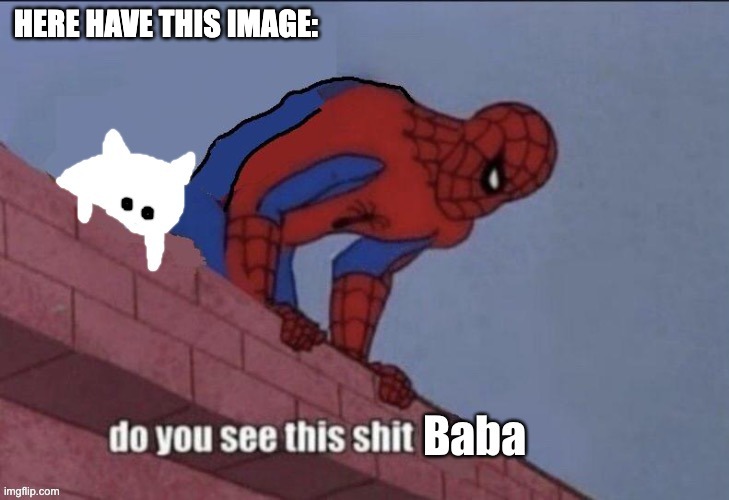 Do You See This Shit Baba | HERE HAVE THIS IMAGE: | image tagged in do you see this shit baba | made w/ Imgflip meme maker
