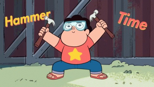 Steven Universe Hammer Time Blank Meme Template