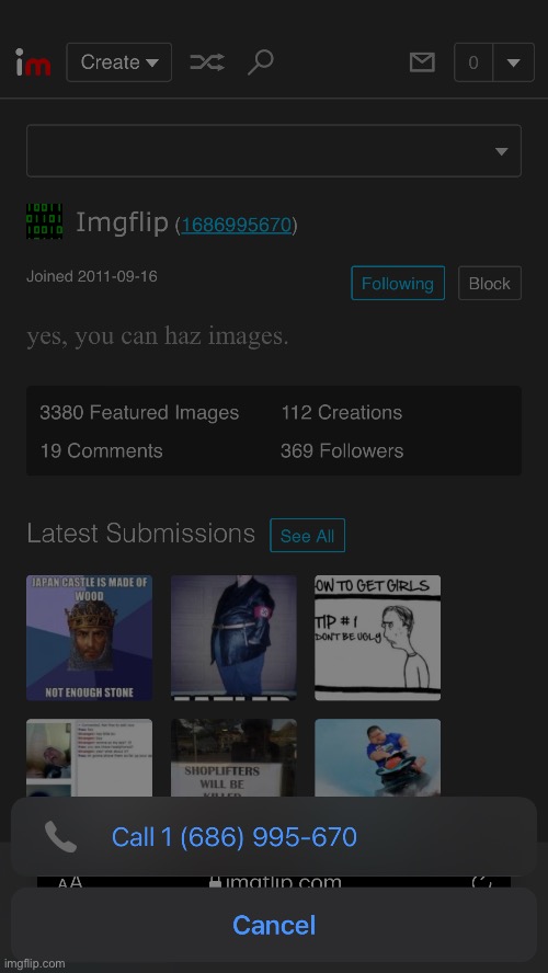 Calling Imgflip at 3am!!!!!!!!!!!!!!!!!! | made w/ Imgflip meme maker