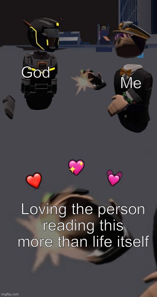 On this... we agree | God; Me; 💖; 💓; ❤️; Loving the person reading this more than life itself | image tagged in rec room agreement,wholesome | made w/ Imgflip meme maker