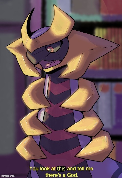me looking at the furry femboys stream | image tagged in you look at this and tell me theirs a god giratina | made w/ Imgflip meme maker