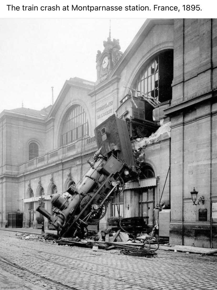 Train crash in France | image tagged in train crash in france | made w/ Imgflip meme maker