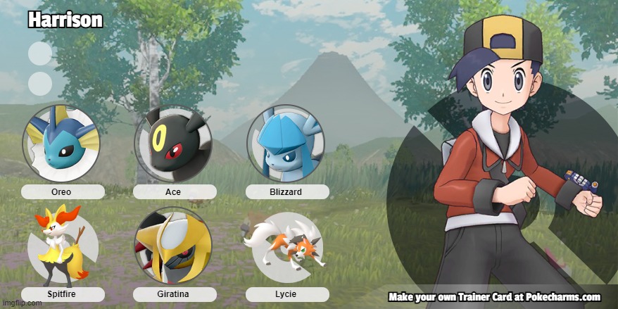 idk | image tagged in harrison's pokemon trainer card | made w/ Imgflip meme maker