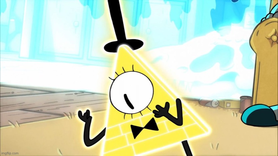 Terrified Bill Cipher | image tagged in terrified bill cipher | made w/ Imgflip meme maker